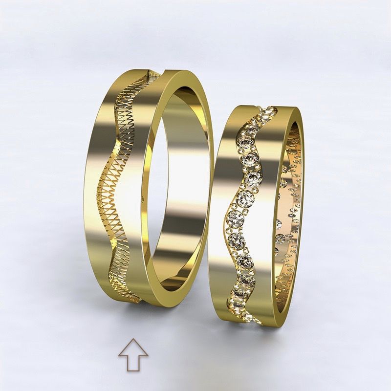 Men’s Wedding Band Cannes yellow gold 14kt - 65