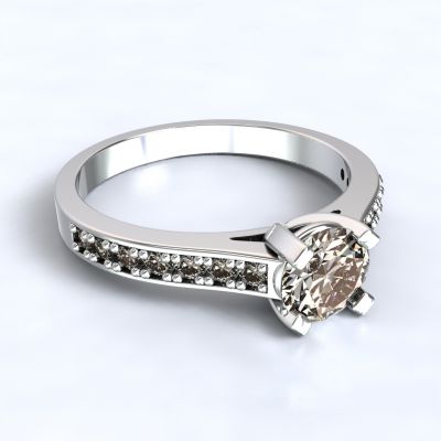 Ring Veria - white gold 14kt with diamonds