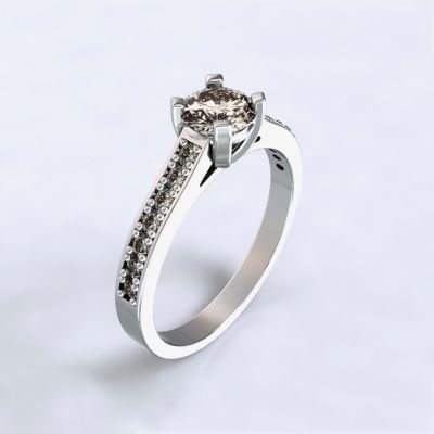 Ring Veria - white gold 14kt with diamonds | 45, 46, 47, 48, 49, 50, 51, 52, 53, 54, 55, 56, 57, 58, 59, 60, 61, 62, 63, 64, 65, 66, 67, 68, 69, 70, 71, 72, 73